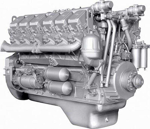 240М2-1000186 Двигатель ЯМЗ-240М2-осн. без КПП и сц. (360 л.с.) (ЯМЗ)