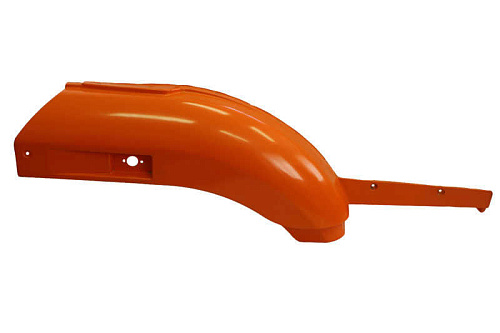 63501-8403014-50 Крыло КАМАЗ правое передняя часть (рестайлинг) (кабина без спальника) оранжевый ОАО РИАТ